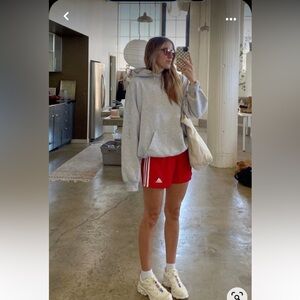 Adidas Classic 3 Stripe Women’s Shorts (Scarlet) Size Xtra Small NWT